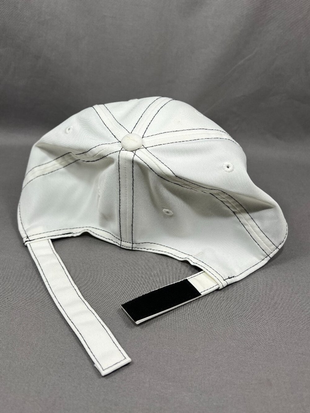 Nike Heritage86 Dri Fit Strapback Hat White Adjustable Swoosh Outdoor Golf Mens - Picture 15 of 15